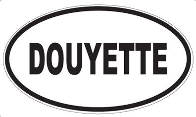 DOUYETTE - Oval Magnet
