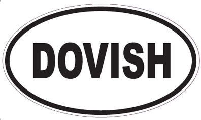 DOVISH - Oval Sticker