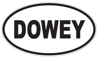 DOWEY - Oval Magnet
