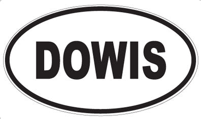 DOWIS - Oval Magnet