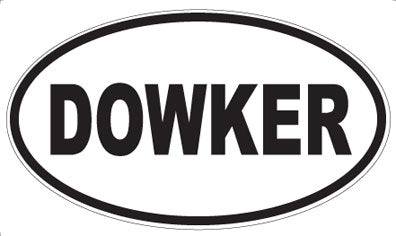DOWKER - Oval Magnet