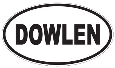 DOWLEN - Oval Magnet