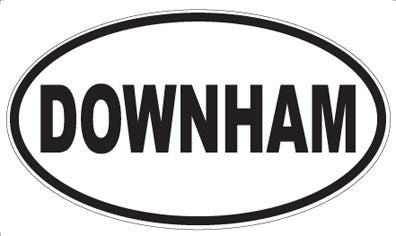 DOWNHAM - Oval Magnet