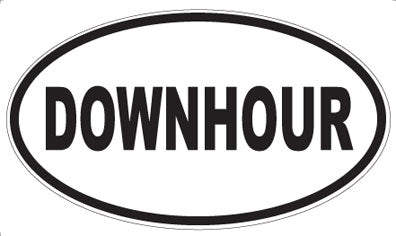 DOWNHOUR - Oval Magnet