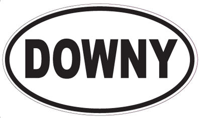 DOWNY - Oval Magnet