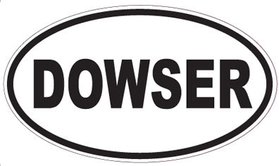 DOWSER - Oval Sticker