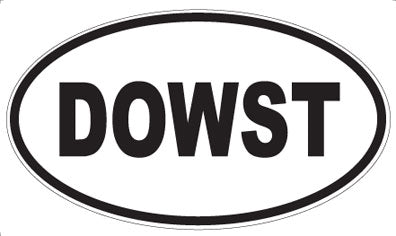 DOWST - Oval Magnet
