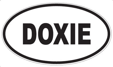 DOXIE - Oval Magnet
