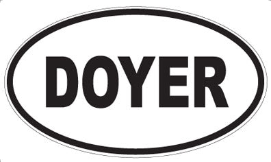 DOYER - Oval Magnet