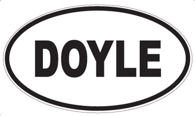 DOYLE - Oval Magnet
