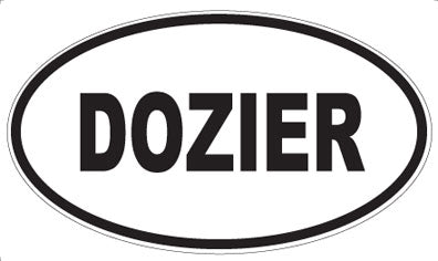 DOZIER - Oval Magnet