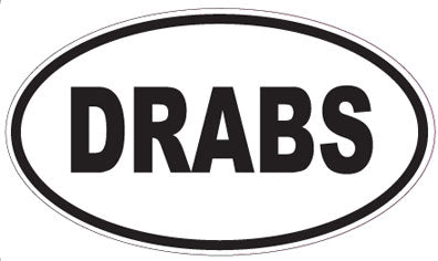 DRABS - Oval Magnet