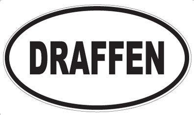 DRAFFEN - Oval Magnet