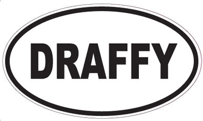 DRAFFY - Oval Sticker