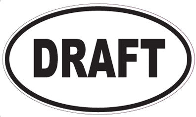 DRAFT - Oval Magnet