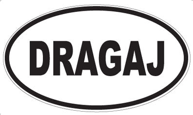 DRAGAJ - Oval Magnet