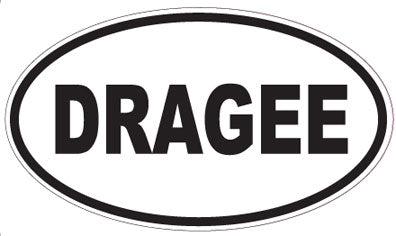 DRAGEE - Oval Sticker