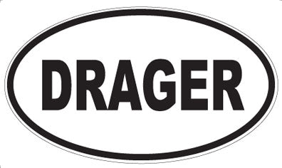 DRAGER - Oval Magnet