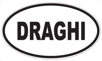 DRAGHI - Oval Magnet