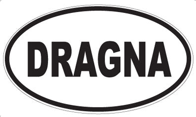 DRAGNA - Oval Sticker