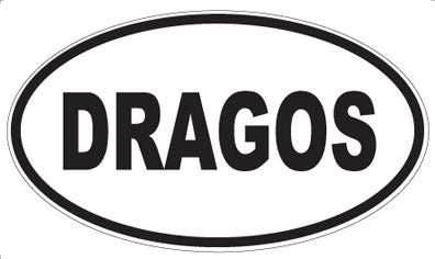 DRAGOS - Oval Magnet