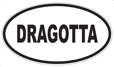 DRAGOTTA - Oval Sticker