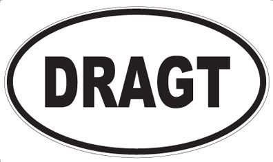 DRAGT - Oval Sticker
