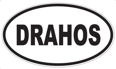 DRAHOS - Oval Magnet