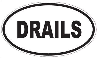 DRAILS - Oval Sticker