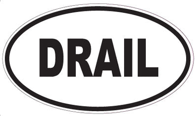 DRAIL - Oval Magnet