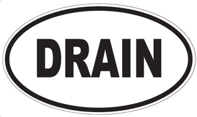 DRAIN - Oval Magnet