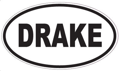 DRAKE - Oval Magnet