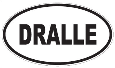 DRALLE - Oval Magnet