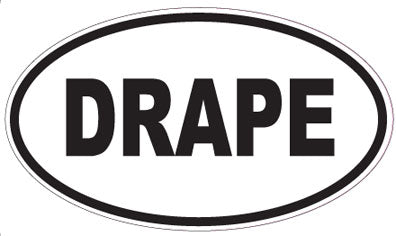DRAPE - Oval Magnet