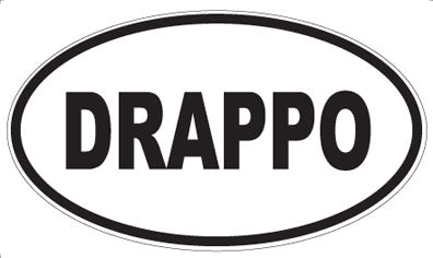 DRAPPO - Oval Sticker