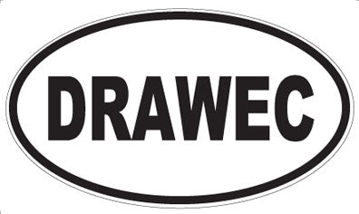 DRAWEC - Oval Sticker