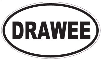 DRAWEE - Oval Sticker