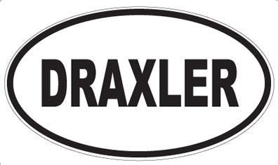 DRAXLER - Oval Magnet