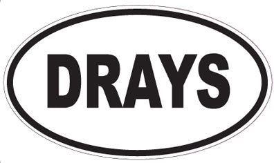 DRAYS - Oval Magnet