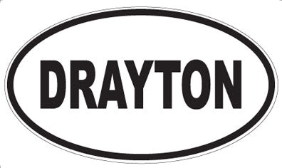 DRAYTON - Oval Magnet
