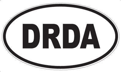 DRDA - Oval Sticker
