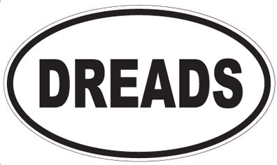 DREADS - Oval Sticker