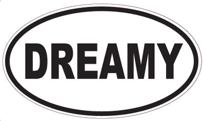 DREAMY - Oval Sticker