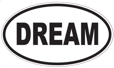 DREAM - Oval Magnet