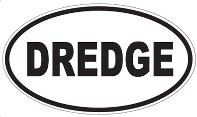DREDGE - Oval Sticker