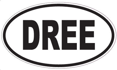 DREE - Oval Sticker