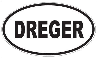 DREGER - Oval Magnet