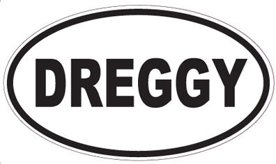 DREGGY - Oval Sticker