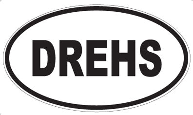 DREHS - Oval Magnet