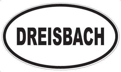 DREISBACH - Oval Sticker